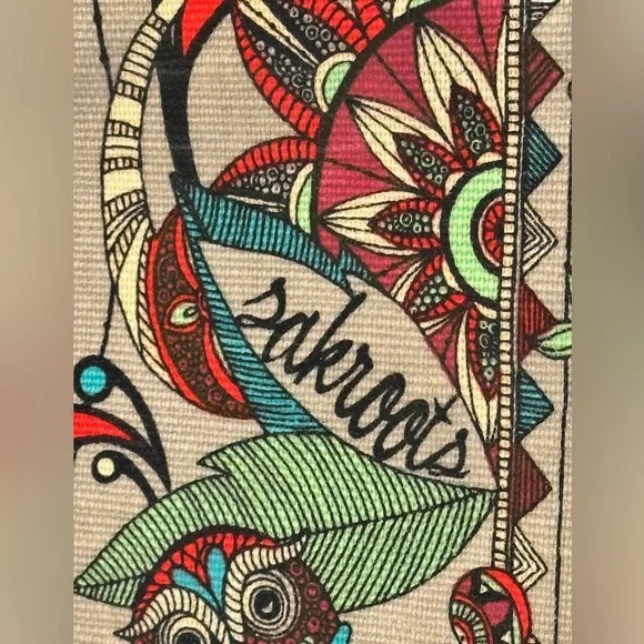 Sakroots Crossbody Purse Owl Floral Spirit Desert Wild at Heart print. - Picture 5 of 8